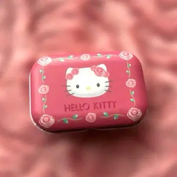 레트로 레어 Hello Kitty 틴 케이스 지우개 세트