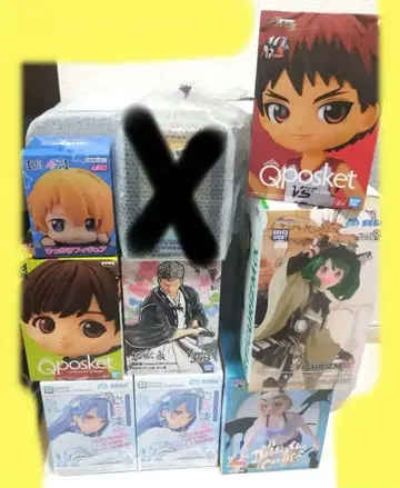 피규어 묶음 판매 8개 Qposket SEGA