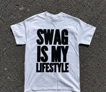 SWAG IS MY LIFESTYLE 티셔츠 opium swag y2k