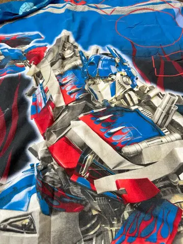TRANSFORMERS 옵티머스 프라임 리버서블 이불