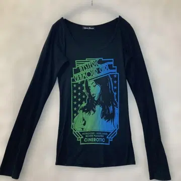 새상품급 HYSTERIC GLAMOUR 긴팔 티셔츠 양면 프린트