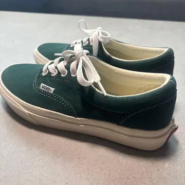 VANS Era 다크 그린 스웨이드 스니커즈
