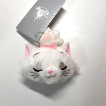 디즈니 마리 봉제 인형 키링 발바닥 참 포함