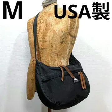 블랙 은색 택 USA제 GREGORY 그레고리 숄더백 새첼