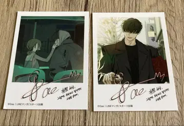시든 꽃에 눈물을 폴라로이드풍 카드