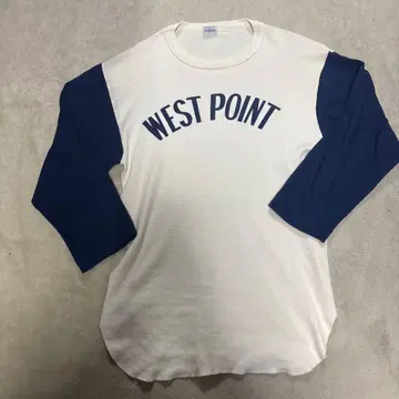 Champion WEST POINT 래글런 7부 소매 티셔츠 !!