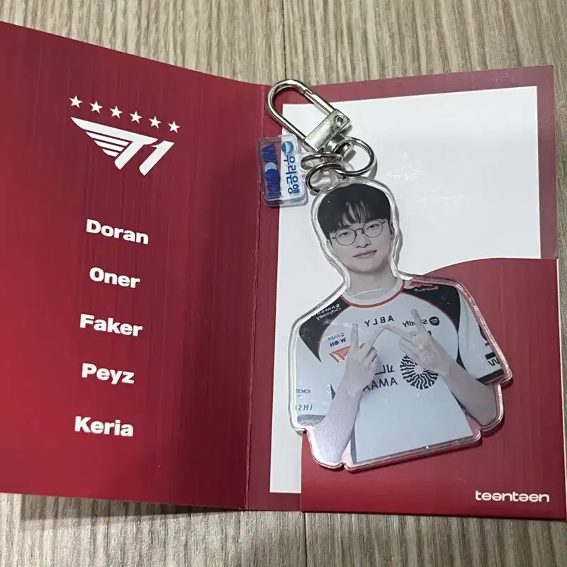 T1 우리은행 포토카드 일괄 + 페이커,케리아 키링