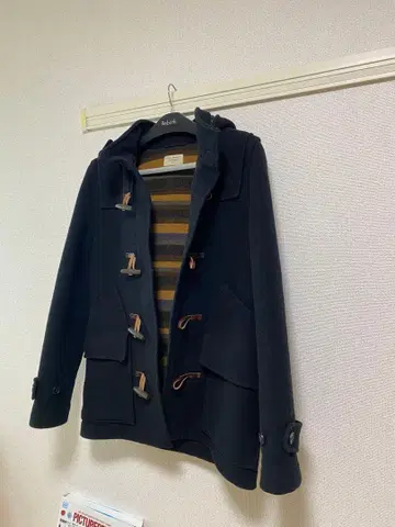 Nudie Jeans Co 더플 코트 블랙 XS