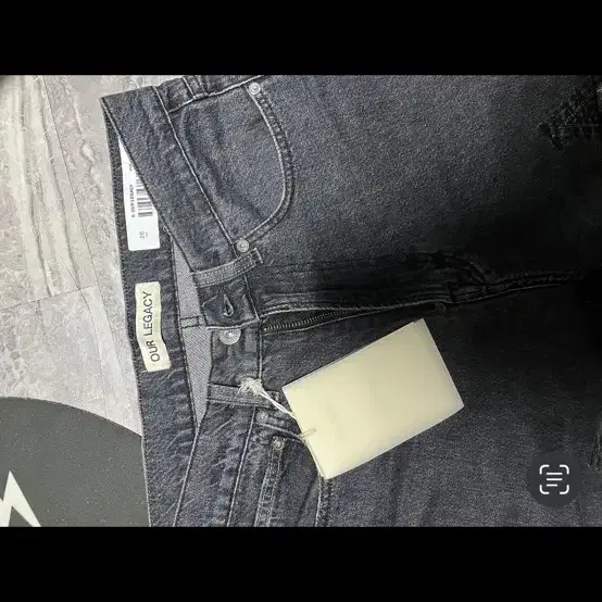 33] Our Legacy Third Cut Digital Chalk Flower Denim Pants