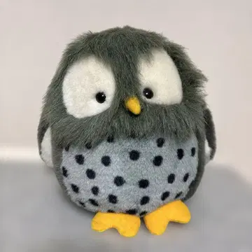 히로쿤 하우스 올빼미 봉제 인형 쇼와 레트로