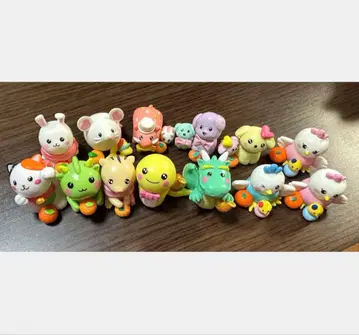 에치고 제과 떡 피규어 간지 오카다 히토미 점토 넨돌 세트 모음
