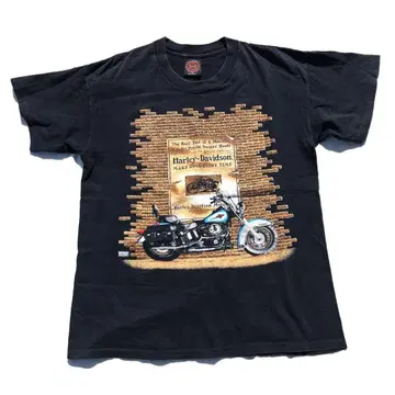 [ 90s ] USA제 Harley-Davidson 바이크 티셔츠 블랙