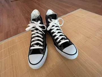 컨버스 올스타 하이컷 스니커즈 블랙 25.5cm