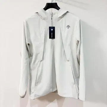 [새상품] DESCENTE 스키 테크 풀 지퍼 후디 민트 그레이