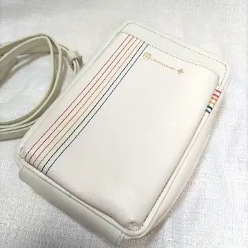 컨디션 최상 까스텔바작 숄더백 화이트 CASTELBAJAC