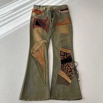 if six was nine AFRICAN flare denim