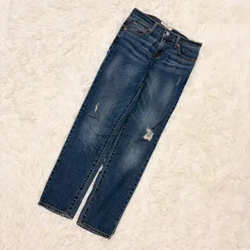Levi's 보이프렌드 데님 청바지 데미지 가공 Y2K