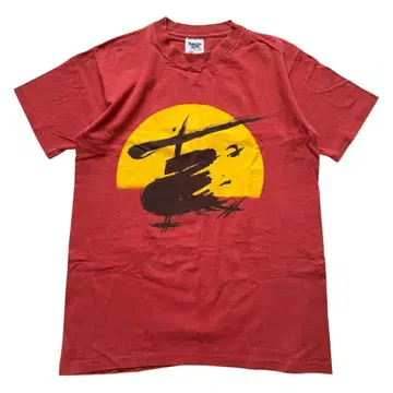 80s USA Miss Saigon 뮤지컬 프린트 T셔츠