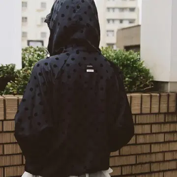 오헤시오 dot frill hooded windbreaker jumper | 브랜드 중고거래