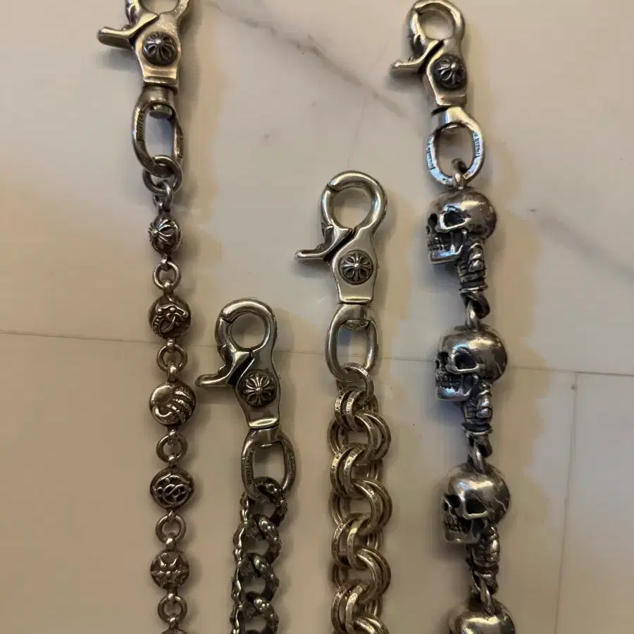 Chrome Hearts Cross Ball Wallet Chain Short 1 Clip | Bunjang Global