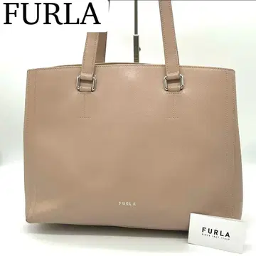 FURLA NEXT 핸드백 토트백 가죽 포멀 베이지