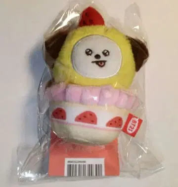 BT21 CHIMMY 타르트 봉제 인형 키링 STRAWBERRY