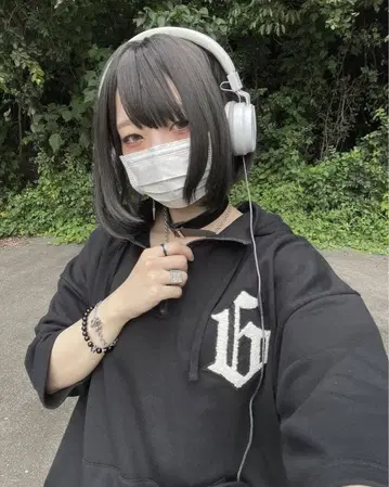 GIBOUS G 와펜 후드티 / Gibous 반팔 후드티