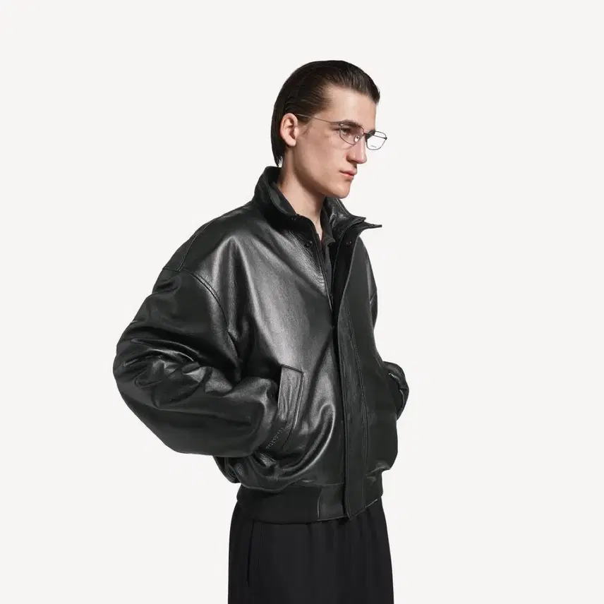 발렌시아가 [XL] balenciaga leather blouson jacket 사진 1