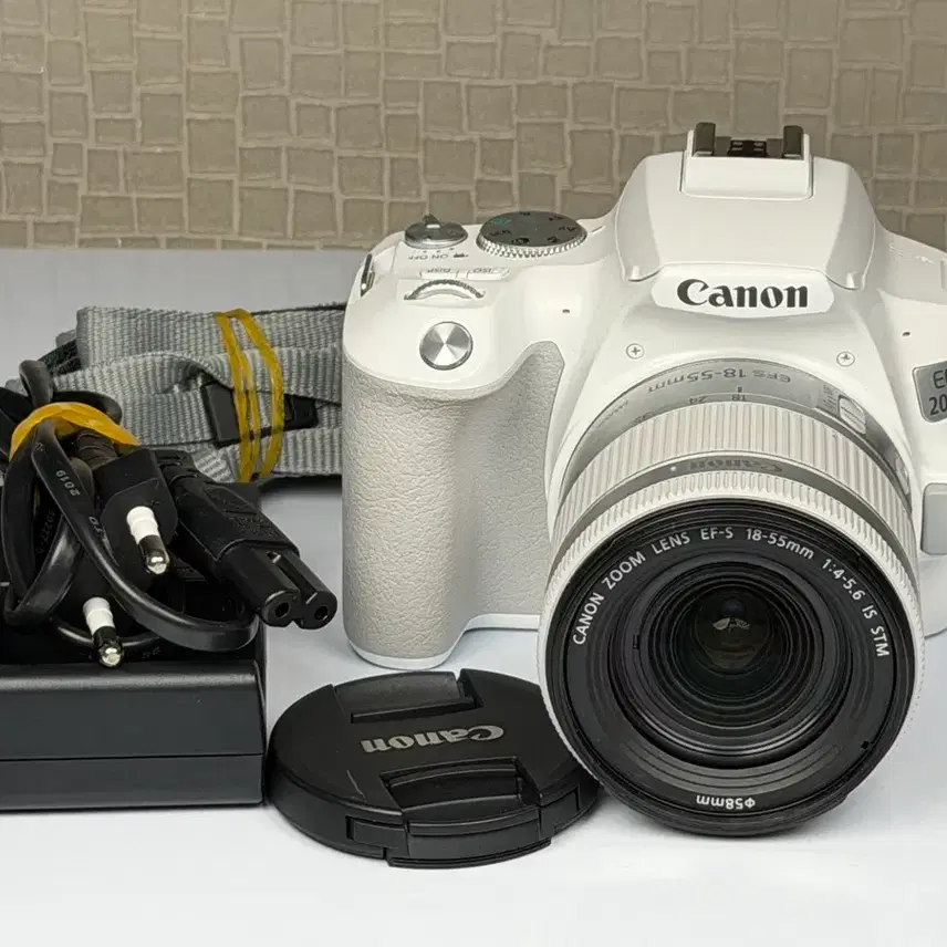 캐논 EOS 200D2 화이트 DSLR 카메라