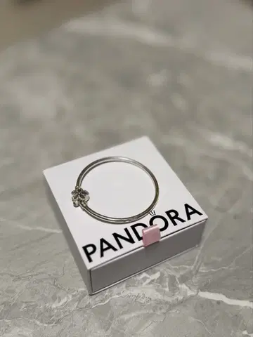 PANDORA 팔찌 플라워 참 하트 참 포함