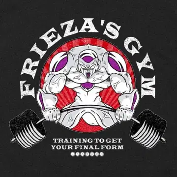 [ T셔츠 ] FRIEZA'S GYM 프리저 골드짐 블랙 XL