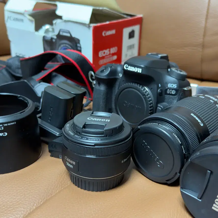 캐논 EOS 80D 판매 합니다. + 렌즈 3개