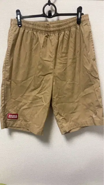 asics WASEDA BIG BEARS 숏팬츠 베이지