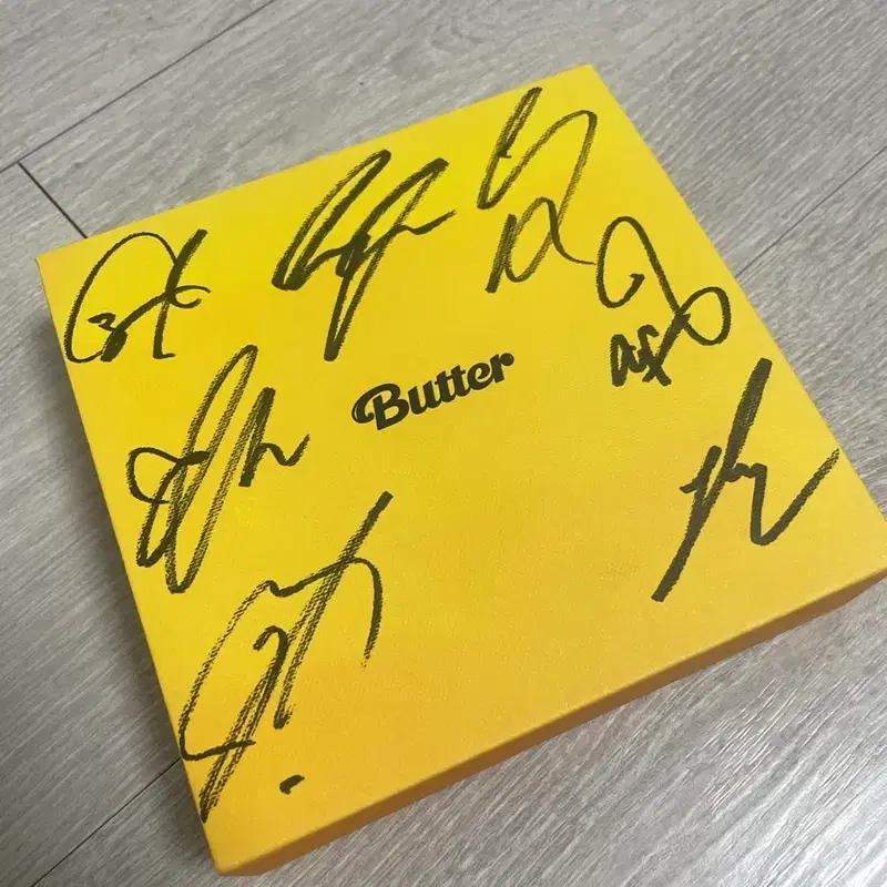 방탄소년단 Butter 앨범 친필 싸인앨범