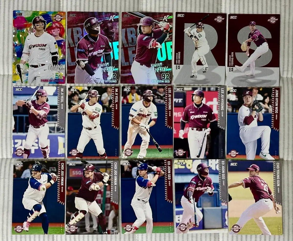 KBO 카드 교환 및 일괄 판매 박병호 페러렐 카드 (키움>>삼성)