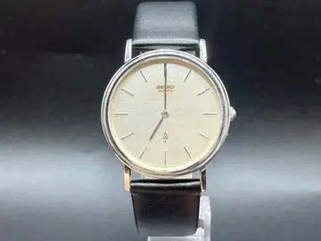 SEIKO QUARTZ 손목시계 블랙 7820-803A 작동 안 함