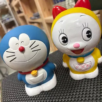 도라에몽 도라미짱 저금통 2체 세트 헤이세이 초기 후지코 프로
