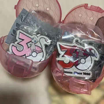 포켓몬 30주년 메탈 참 마스코트 그란돈 뮤우