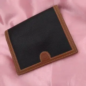 TRUSSARDI 접이식 지갑 블랙 x 브라운