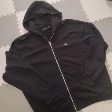 Abercrombie & Fitch 집업 후드티 블랙 XL