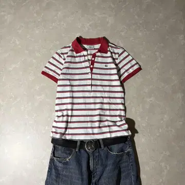 LACOSTE 아카이브 보더 폴로 스트릿 y2K