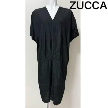 ZUCCA 주카 원피스 V넥 블랙 M
