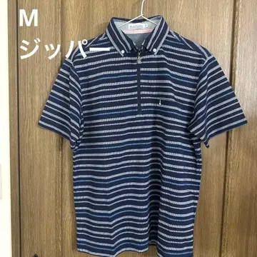 Hush Puppies 허시파피 반팔 피케 셔츠 지퍼 부착