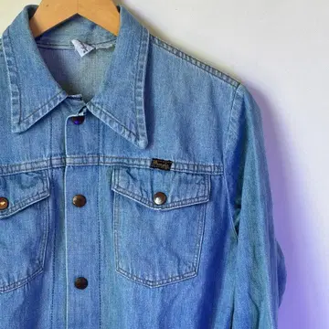 Wrangler 랭글러 데님 셔츠 사파리 롱 셔츠 USA 제조