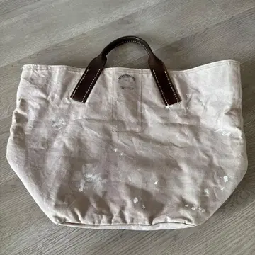 토트백 페인트 빈티지 가죽 핸들