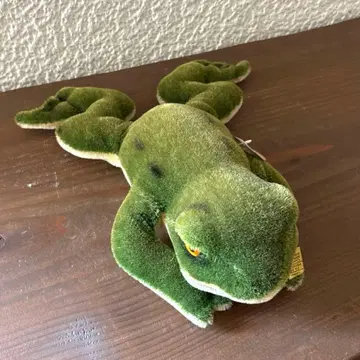 빈티지 Steiff 개구리 봉제 인형 개구리 독일 Froggy 개구리
