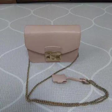 FURLA 숄더백 핑크 체인