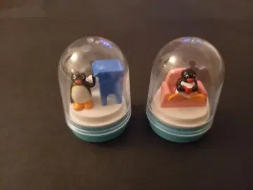 핑구 PINGU 메이지 초코볼 식품 완구 디오라마 포함 캡슐 피규어 2개