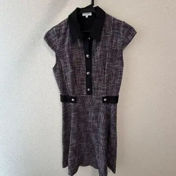 새상품급 CLAUDIE PIERLOT 피엘로 트위드 원피스 FR34