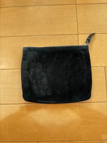 Hender Scheme 스웨이드 파우치 블랙